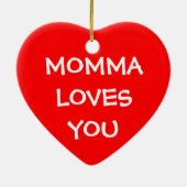 ママ愛 セラミックオーナメント (裏面)