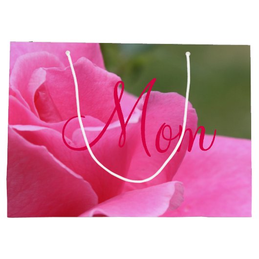 ママ抱き枕 ラージペーパーバッグ (裏面)