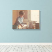 ママ料理人 キャンバスプリント (インサイチュ (ウッドフロア))