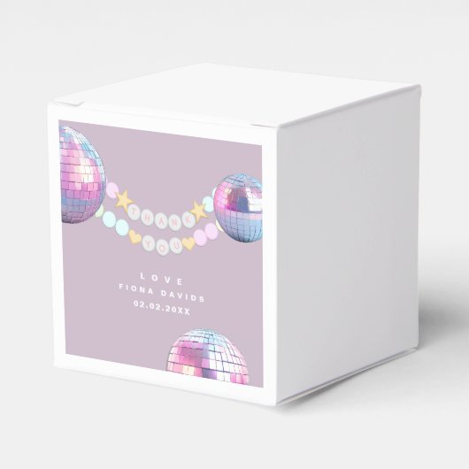 ママ時代の赤ちゃんシャワー フェイバーボックス (正面サイド)