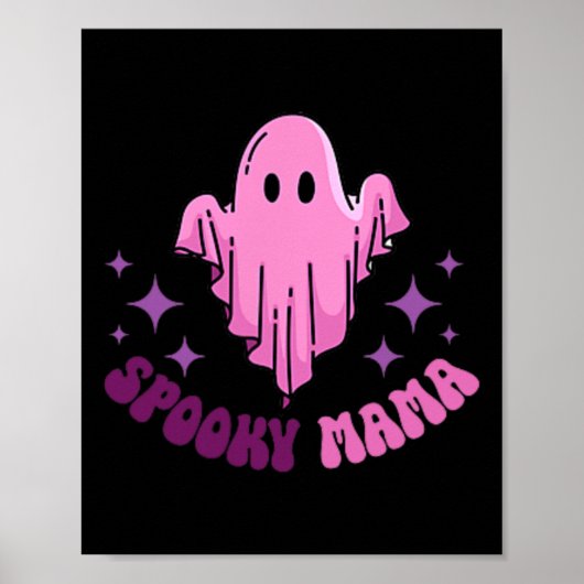 ママ時代不気味のハロウィーンの衣装 ポスター (正面)