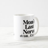 ママ最後の神経ああ火の上に見える コーヒーマグカップ (正面右)