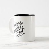 ママ最高のは ツートーンマグカップ (正面左)