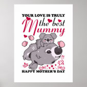 ママ最高のアート ポスター (正面)