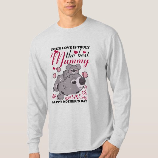 ママ最高のアート Tシャツ (正面)