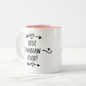 ママ最高のウ・エバー ツートーンマグカップ (正面左)