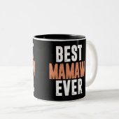 ママ最高のウ・エバー ツートーンマグカップ (正面右)