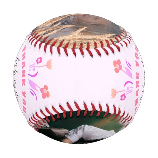 ママ最高のピンクの花のお母さんありがとうございます。写真 野球ボール