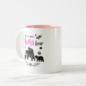 ママ最高のマが三つ熊カップ ツートーンマグカップ (正面左)