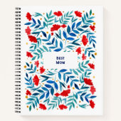 ママ最高のママジカルガーデン母の日 ノートブック (正面)