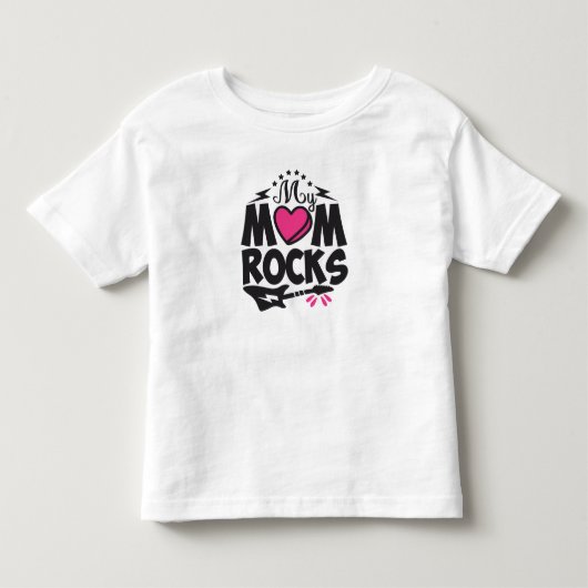 ママ最高！ トドラーTシャツ (正面)