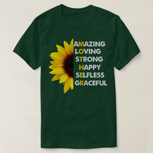 ママ母の日おもしろいママ Tシャツ (デザイン正面)