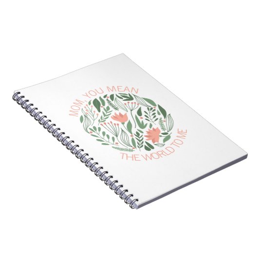 ママ母の日のノートに世界を意味する ノートブック (右側)