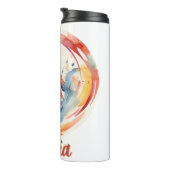 ママ母の日の美女ママと子供 タンブラー (回転右)