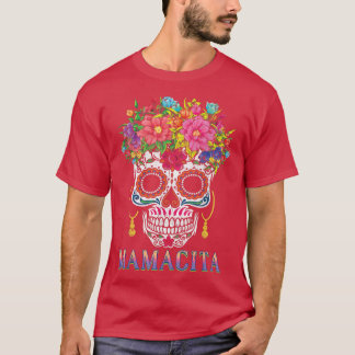 ママ母ハロウィーンの魂の日ムートスデイデッドSの日 Tシャツ