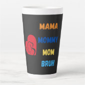 ママ母ブリュウ カフェラテマグ (正面)