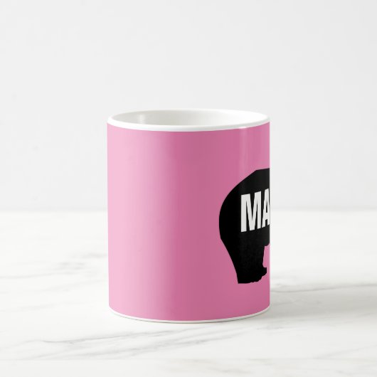 ママ母ママはグリズリーコーヒーマグ コーヒーマグカップ (中央)