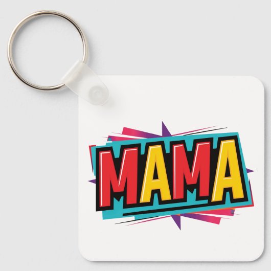 ママ母 キーホルダー (正面)