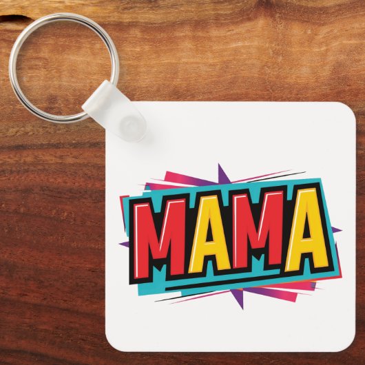 ママ母 キーホルダー (正面)
