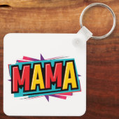 ママ母 キーホルダー (裏面)