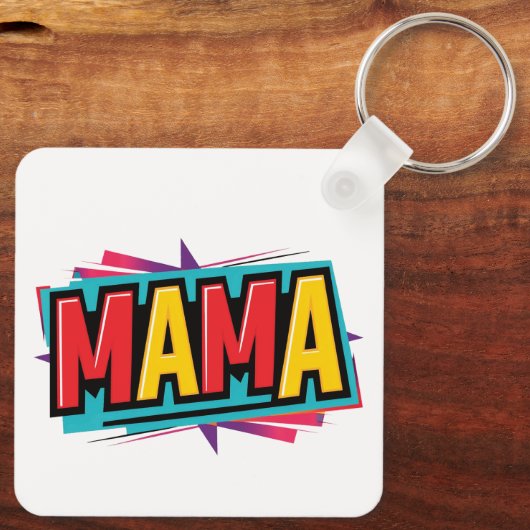 ママ母 キーホルダー (裏面)
