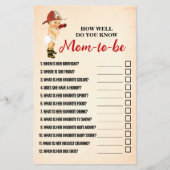 ママ消防士のシャワーゲームをどれだけ知っているか チラシ (正面)