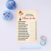 ママ消防士のシャワーゲームをどれだけ知っているか チラシ (シングル)