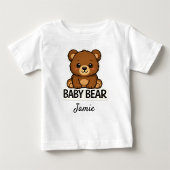 ママ熊と赤ちゃん熊 Tシャツ