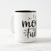 ママ燃料コーヒーマグ ツートーンマグカップ (正面左)