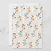 ママ犬と赤ちゃん子犬のベイビーシャワー招待状 招待状 (裏面)