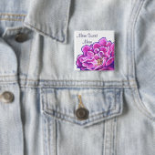 ママ甘いママPInk牡丹 缶バッジ (インサイチュ)