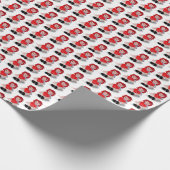 ママ用の古いラグドールハート ラッピングペーパー (角)