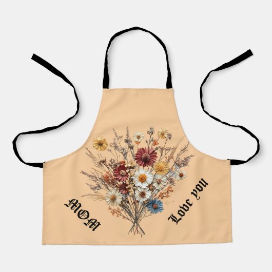 ママ用オールオーバープリントエプロン エプロン (正面)