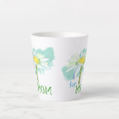 ママ用デイジーラテマグカップ カフェラテマグ (正面)