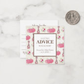 ママ用ミニシャワーインサートのツツアドバイス ノートカード (正面/裏面インサイチュ)