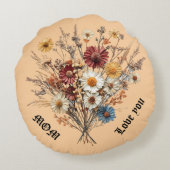 ママ用丸枕 ラウンドクッション (裏面)