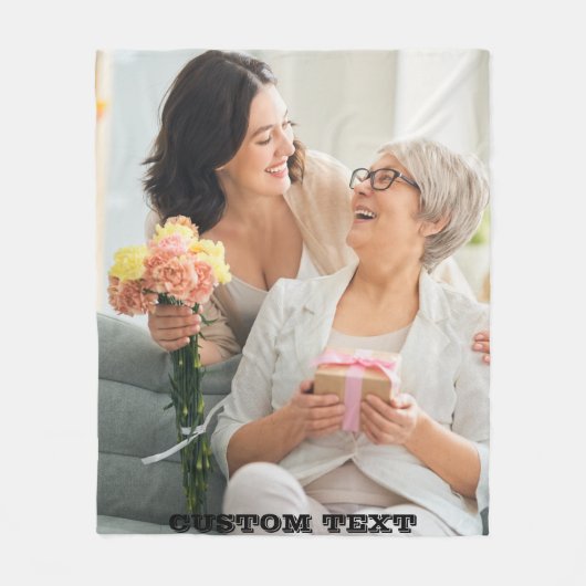 ママ用毛布ギフト フリースブランケット (正面)