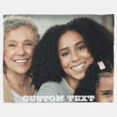 ママ用毛布ギフト フリースブランケット (正面(横))