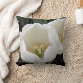 ママ用MoJoホワイトチューリップ枕 クッション (ブランケット)