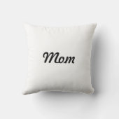 ママ用MoJoホワイトチューリップ枕 クッション (裏面)