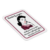 ママ疑問に思レトロおもしろいキッチンマグネット マグネット (右側)