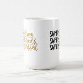 ママ疲れてマ賛美グ コーヒーマグカップ (中央)