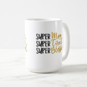 ママ疲れてマ賛美グ コーヒーマグカップ (正面右)