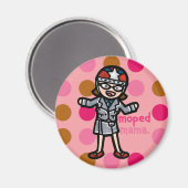 ママ磁石のモップ。 マグネット (正面/裏面)