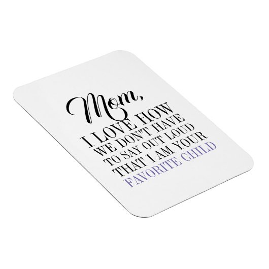 ママ私はお気に入りのお子さん母の日マグネット マグネット (右側)