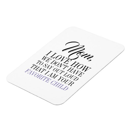 ママ私はお気に入りのお子さん母の日マグネット マグネット (左側)