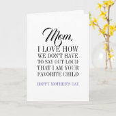 ママ私はお気に入りのお母さんの日刺代 カード (黄色い花)