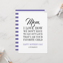 ママ私はお気に入りのお母さんの日刺代 カード