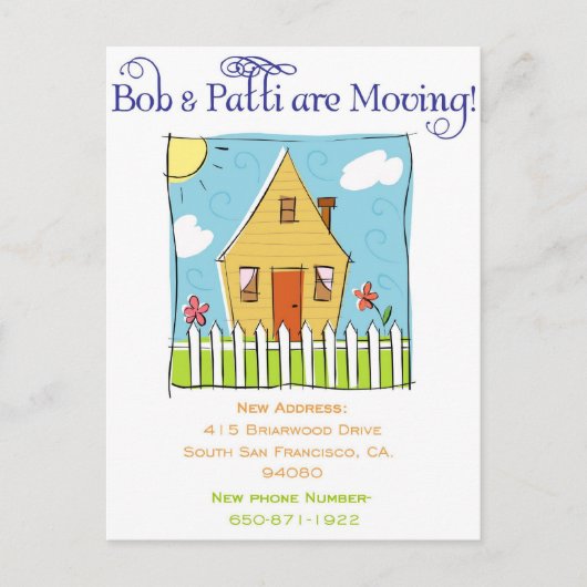 ママ移動はがき 案内ポストカード (正面)