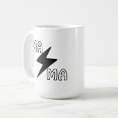 ママ稲妻ボルトマグ コーヒーマグカップ (正面左)